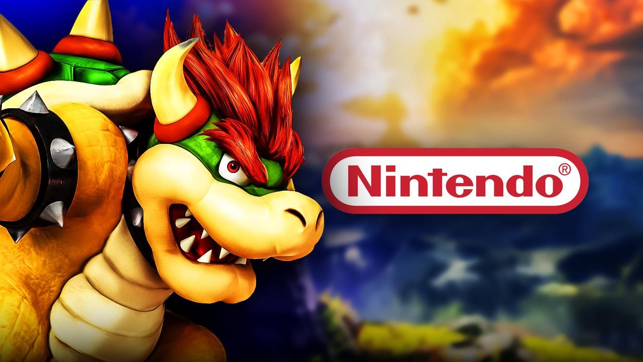 Bowser, Nintendo logo.