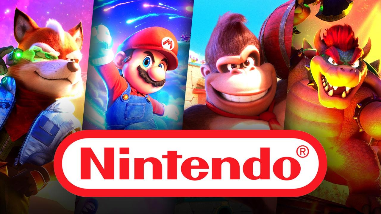 Fox McCloud, Mario, Donkey Kong and Bowser.