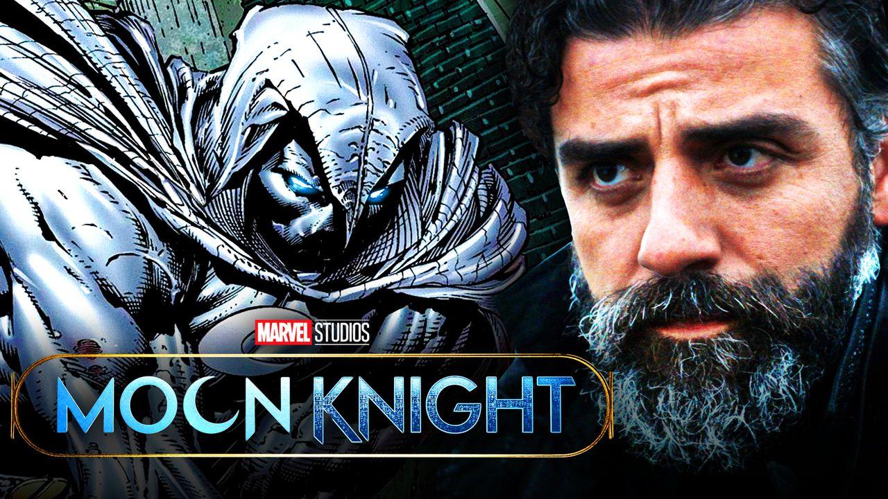 Moon Knight logo, Oscar Isaac