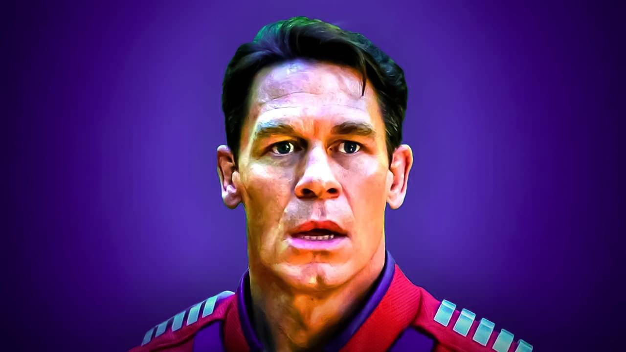 John Cena as Peacemaker with no helmet