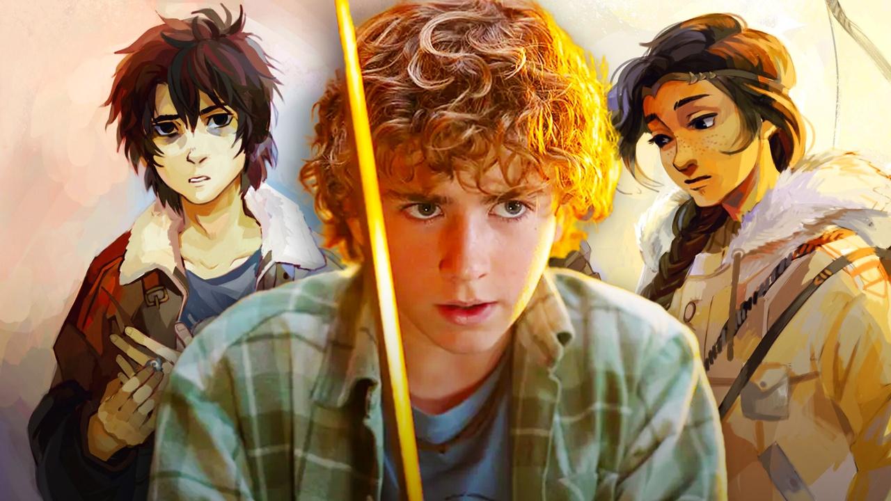 Percy Jackson, Nico and Bianca Di Angelo.