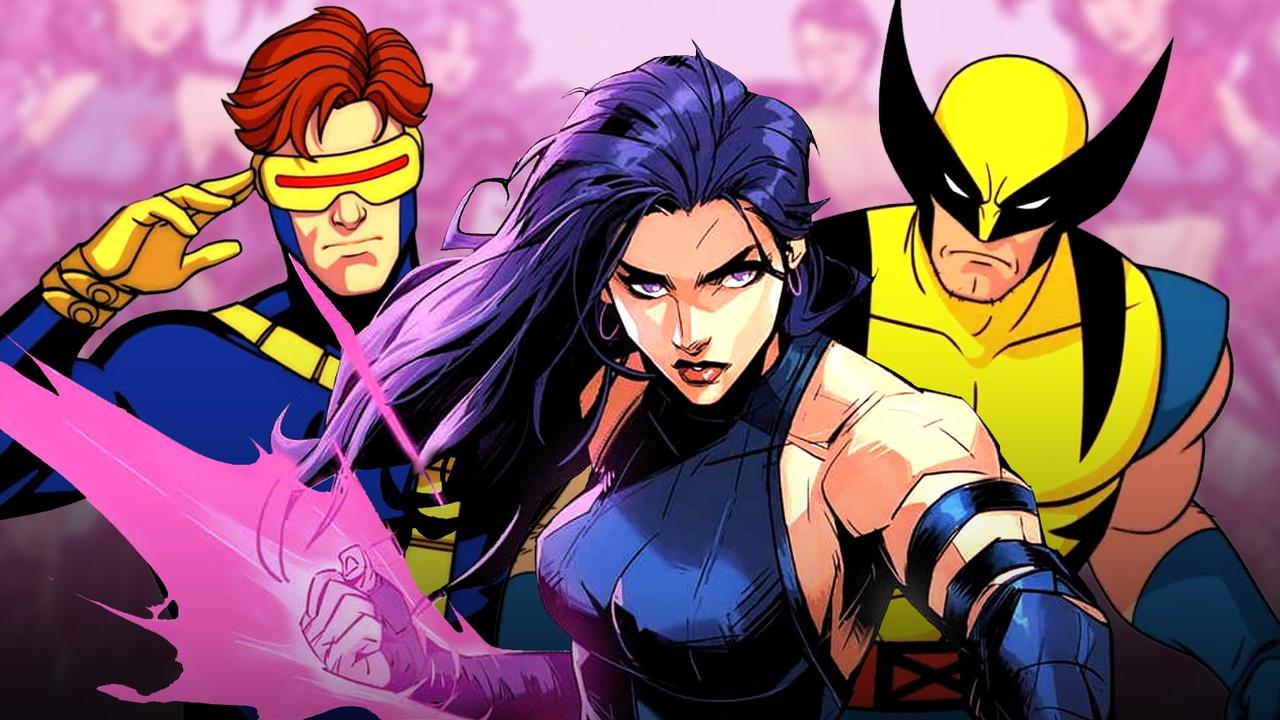 Cyclops, Psylocke, Wolverine