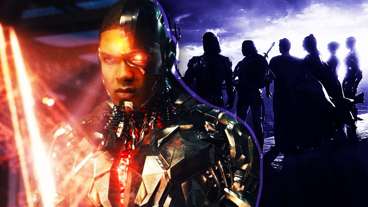 Ray Fisher as Cyborg, Justice League silhouettes