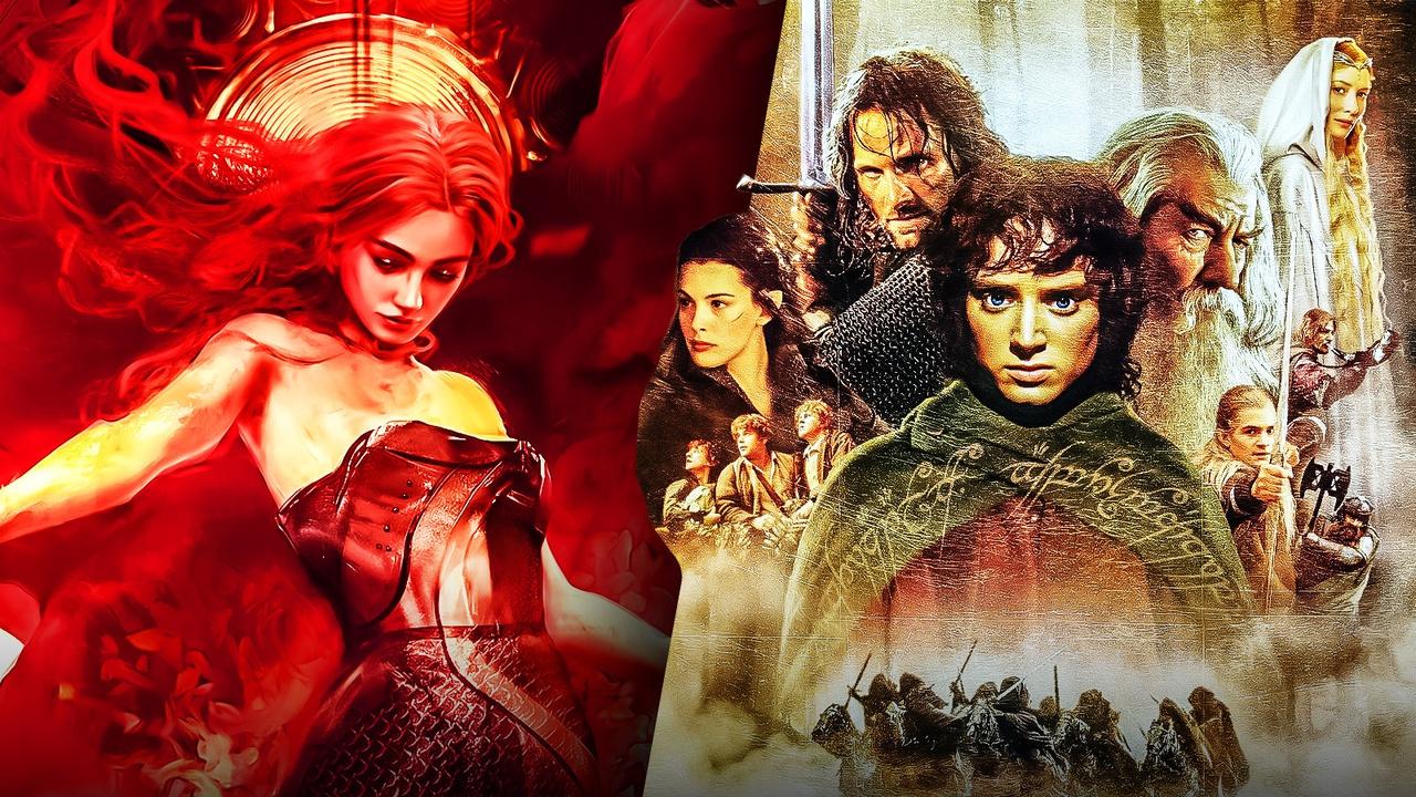 Red Rising book cover and Lord of the Rings: Fellowship of the Ring cast.