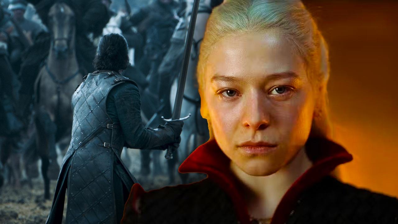 Jon Snow in Battle of the Bastards, Rhanyra Targaryen.