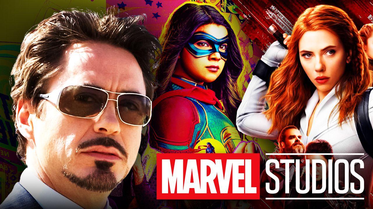 Tony Stark RDJ Ms. Marvel Black Widow