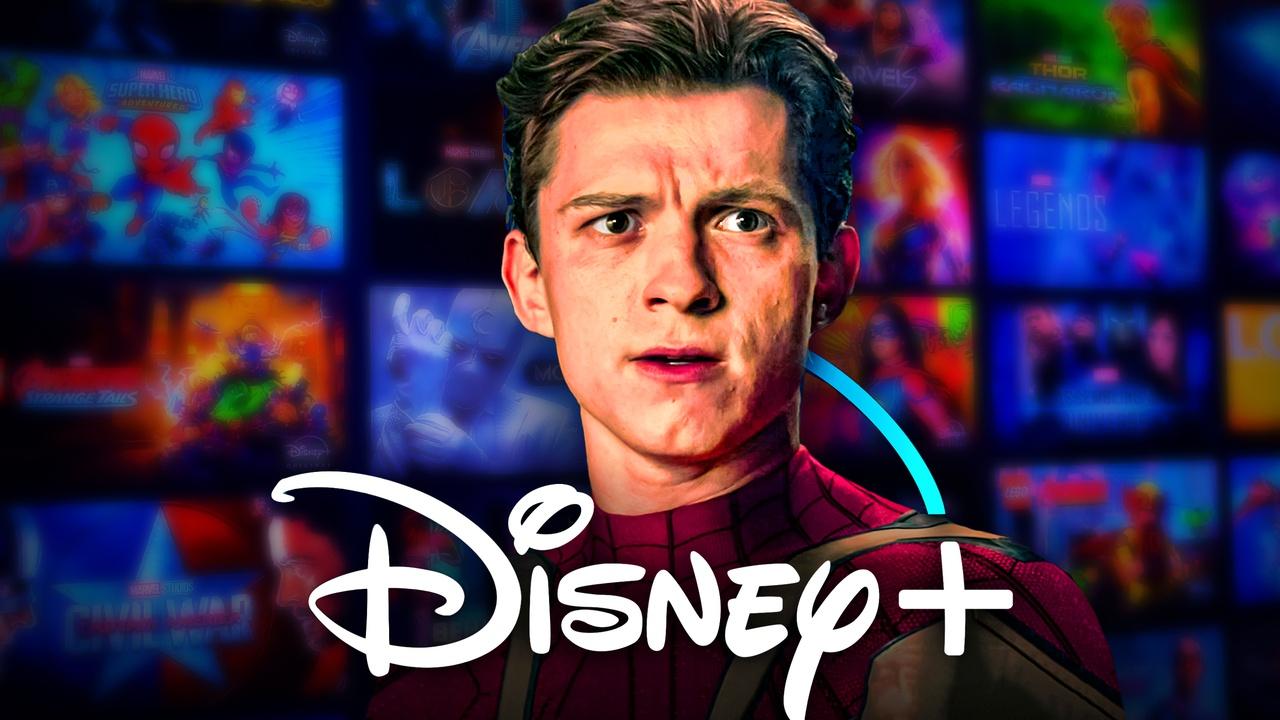 Tom Holland Spider-Man, Disney Plus logo