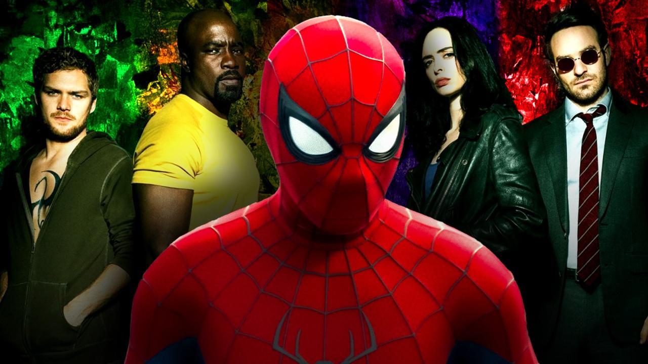 Iron Fist, Luke Cage, Spider-Man, Jessica Jones, and Daredevil.