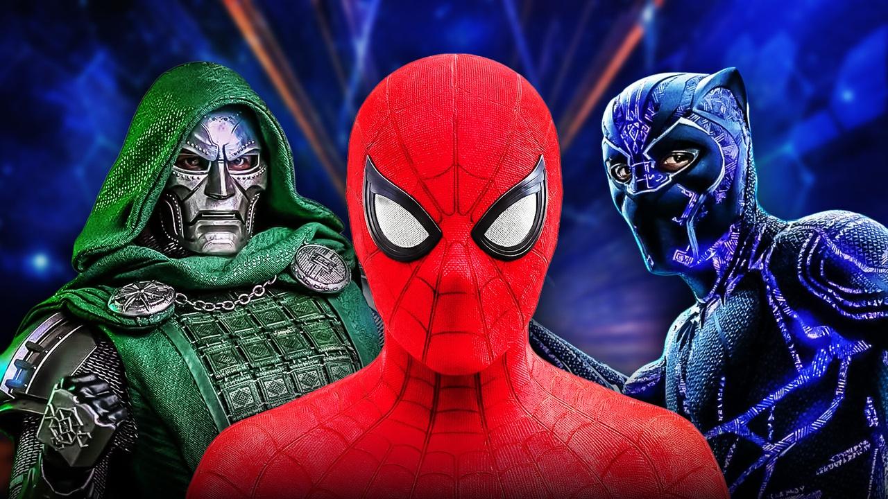 Doctor Doom, Spider-Man, Black Panther.
