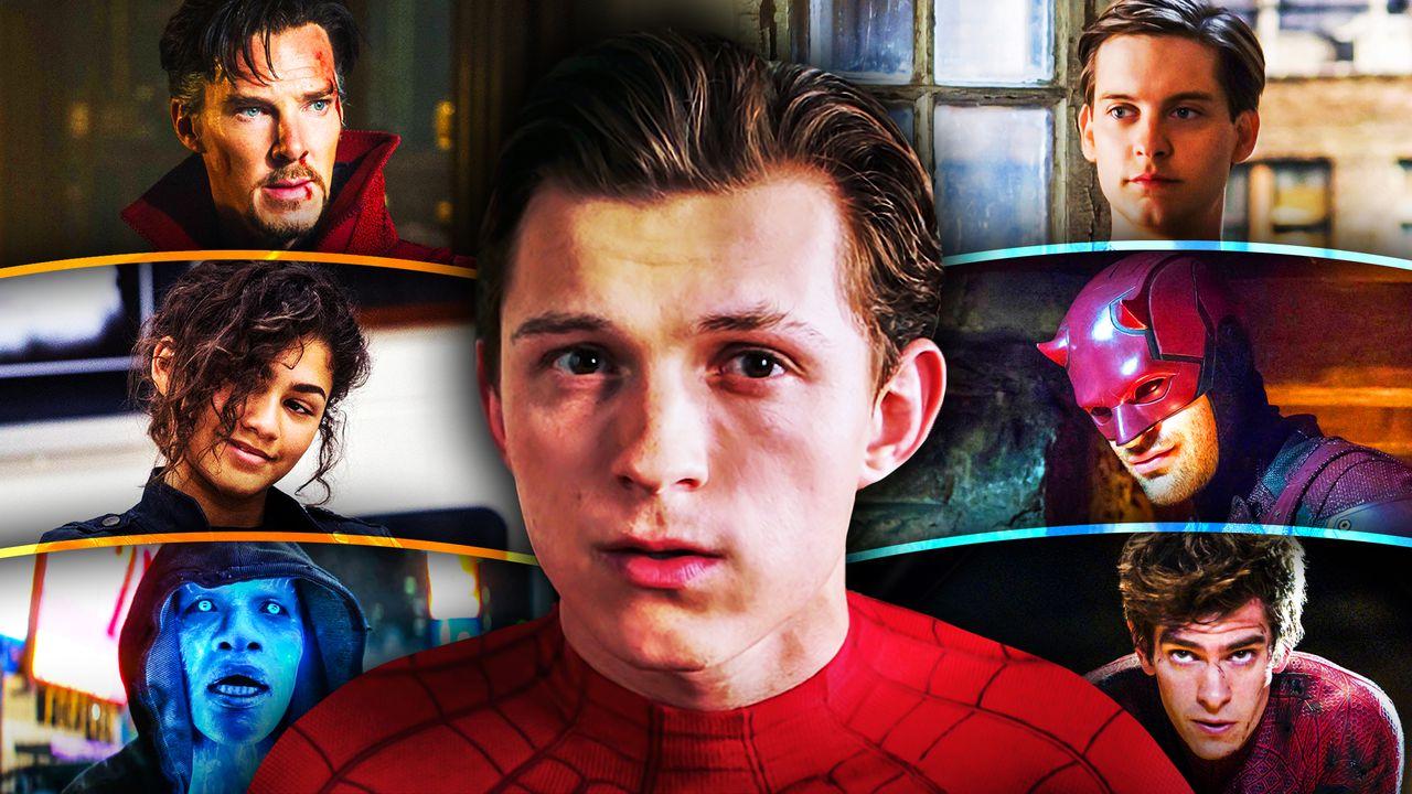 Spider-Man No Way Home Tom Holland Characters