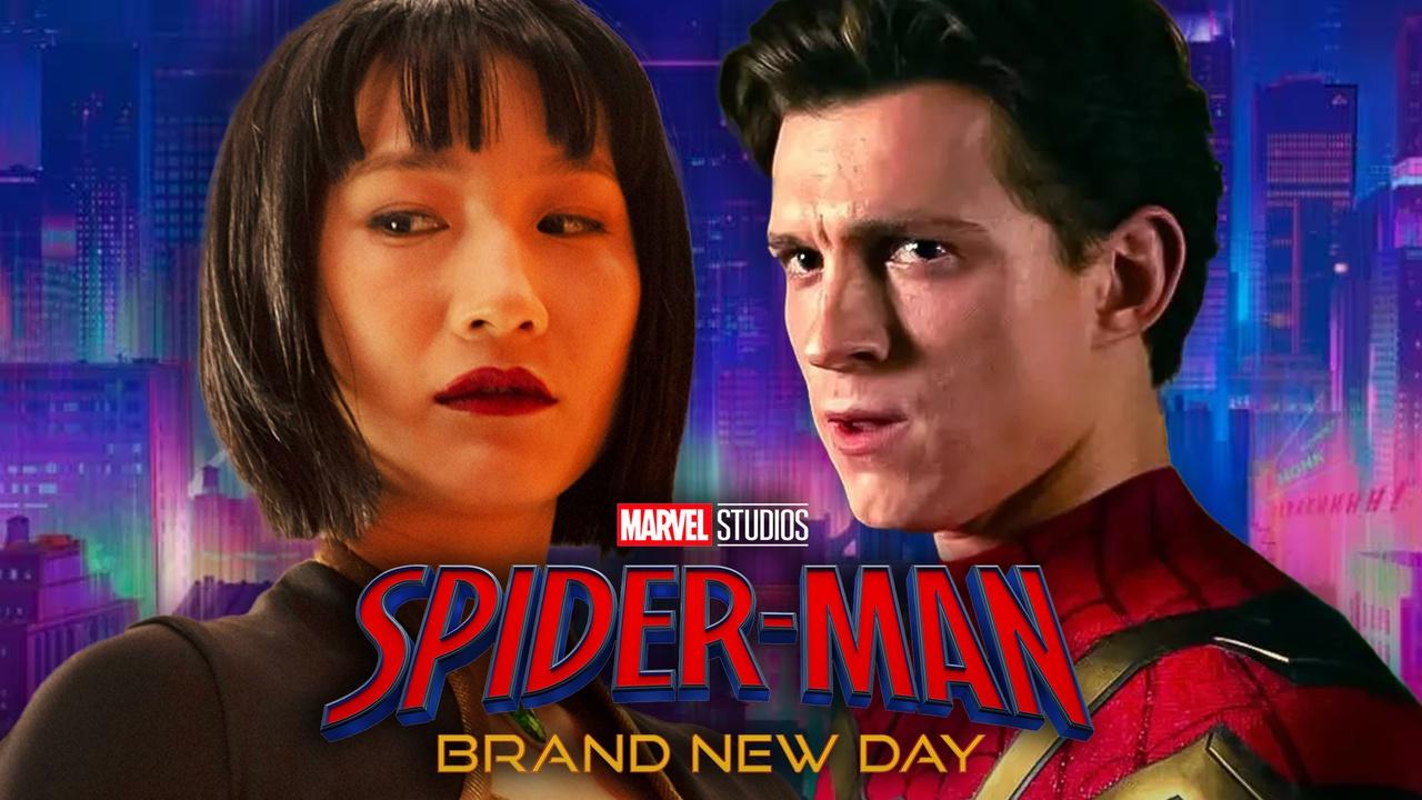 Xu Xialing from Shang Chi, Spider-Man Tom Holland