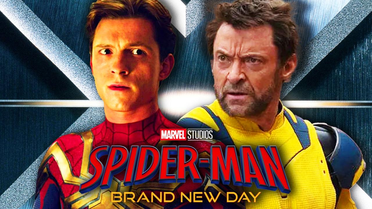 Tom Holland Spider-Man, Hugh Jackman Wolverine, Brand New Day Logo