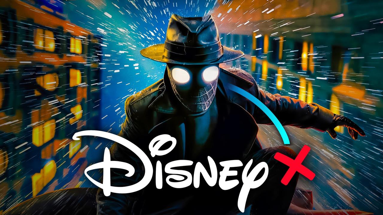 Spider Noir tv poster, Disney Plus logo