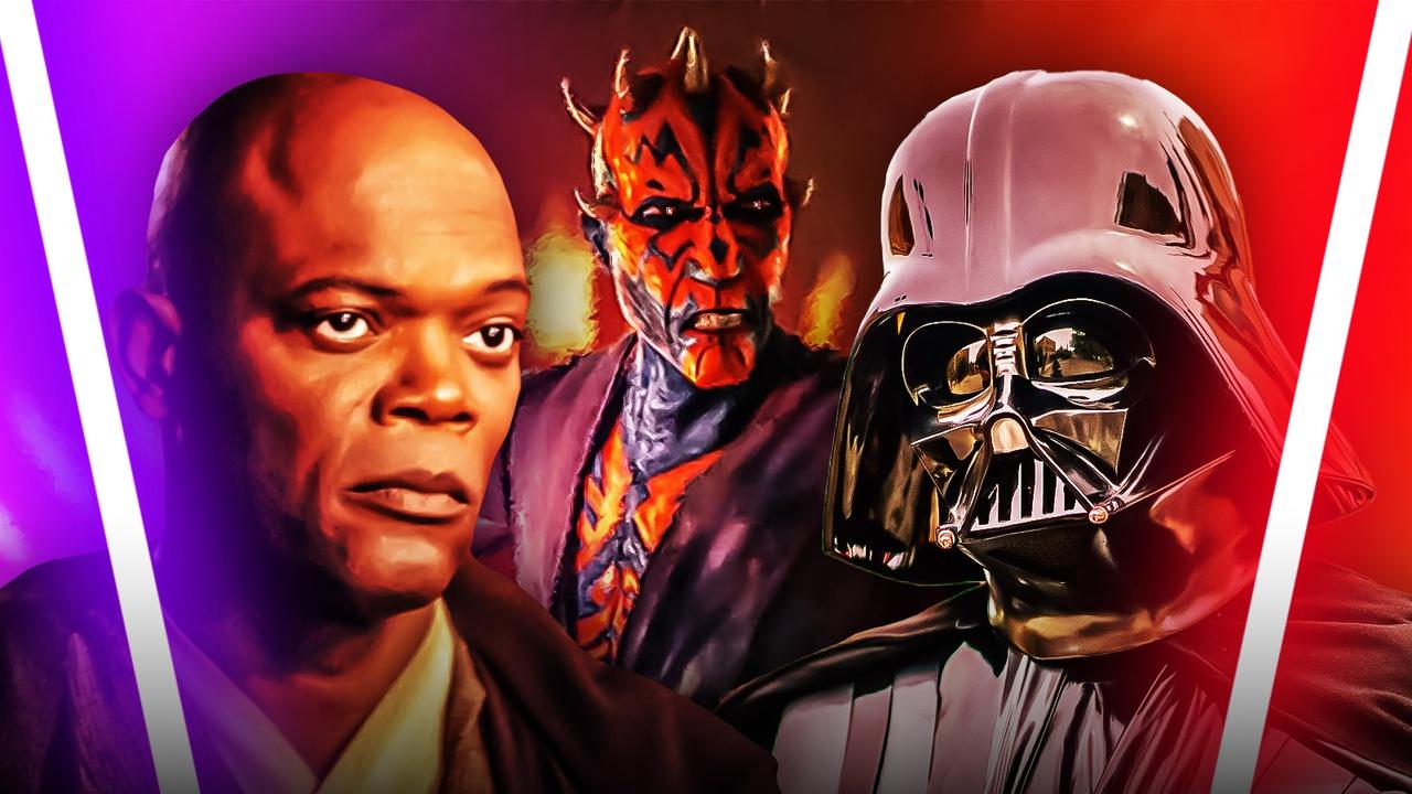 Mace Windu, Samuel L. Jackson, Maul, Maul - Shadow Lord, Darth Vader, Star Wars.