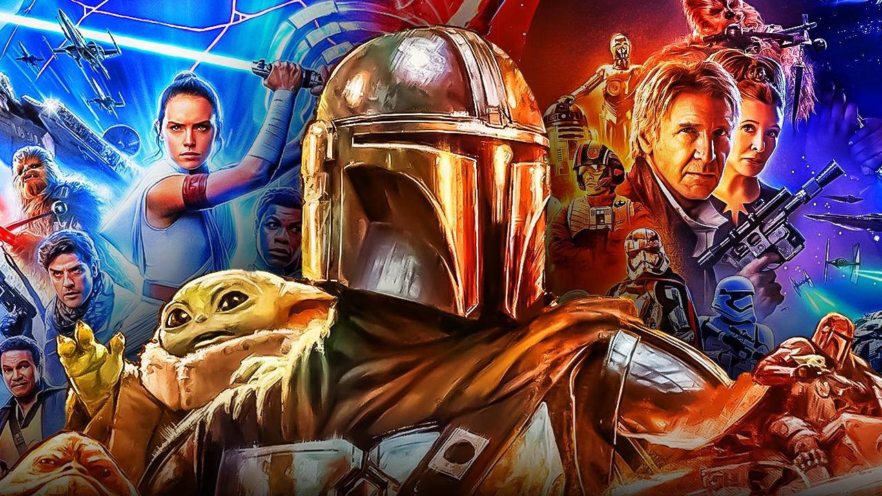 Star Wars Force Awakens poster, The Mandalorian