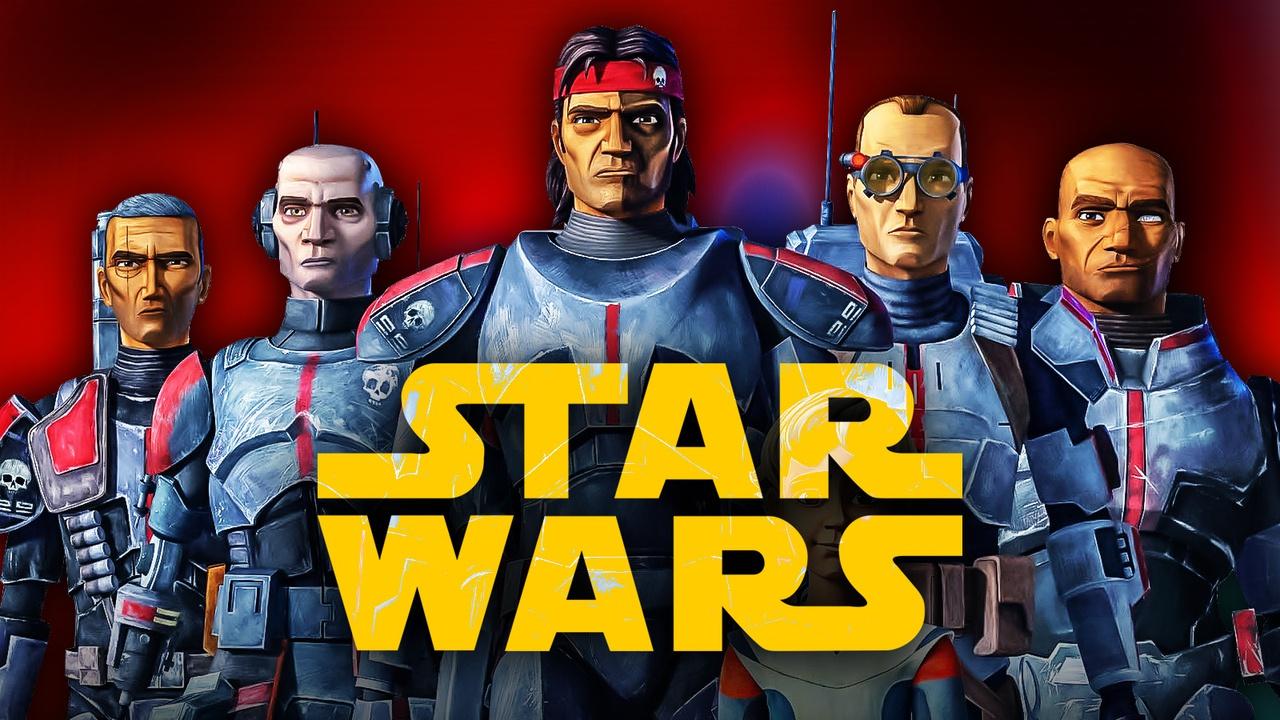 Star Wars Logo, Original Bad Batch Team