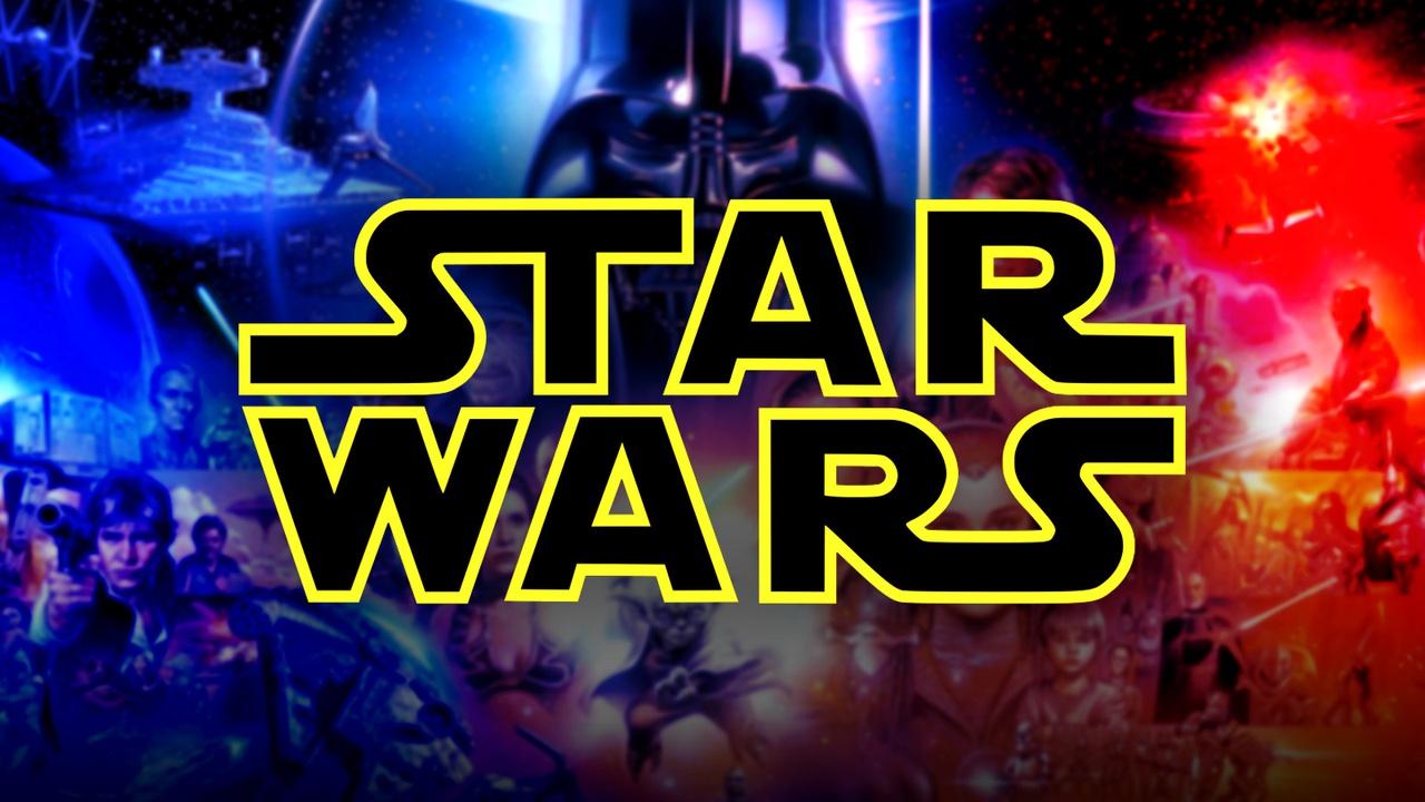 Star Wars logo, Star Wars poster imagery