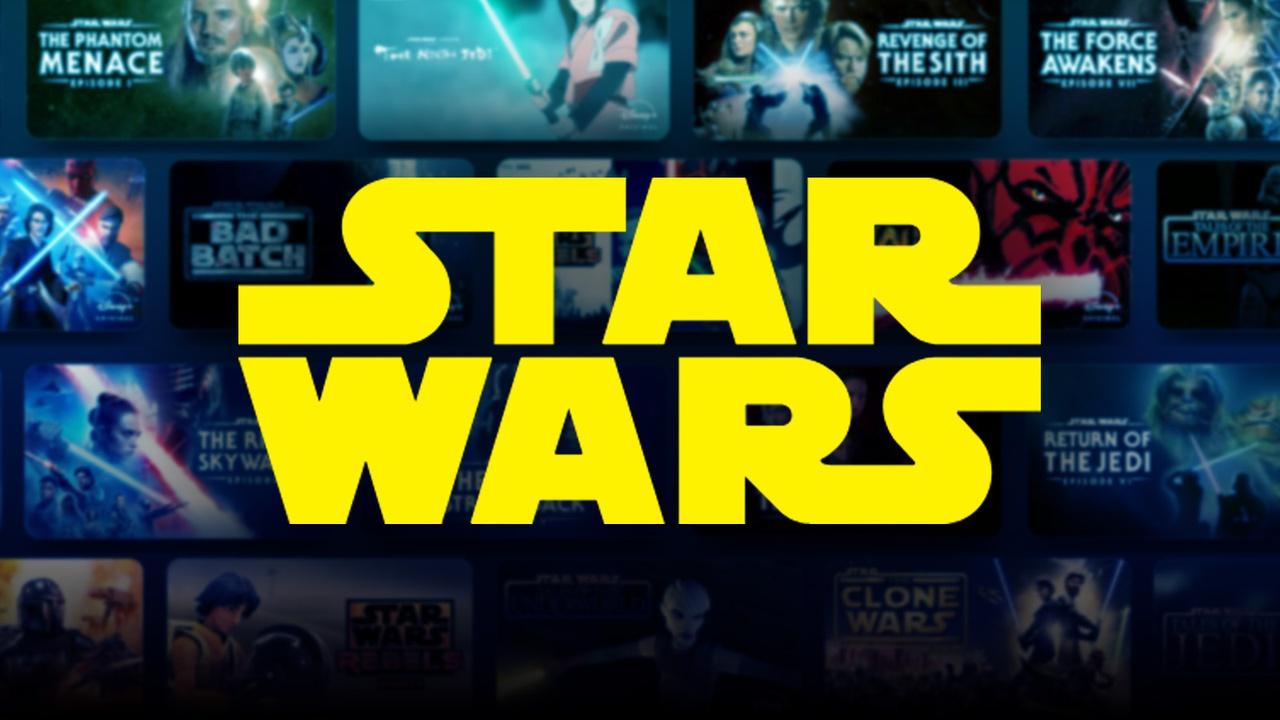 Star Wars logo, Star Wars movies and shows