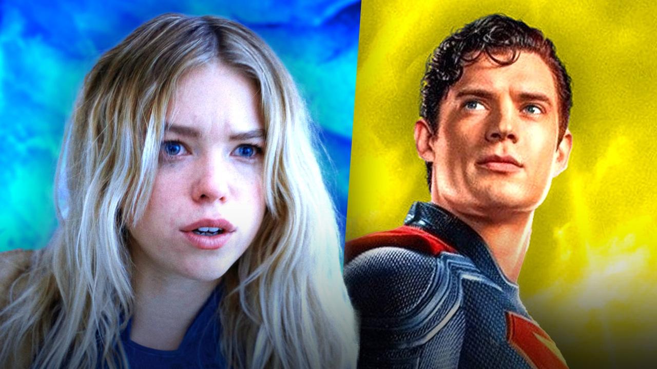 Milly Alcock as Supergirl, David Corenswet as Superman