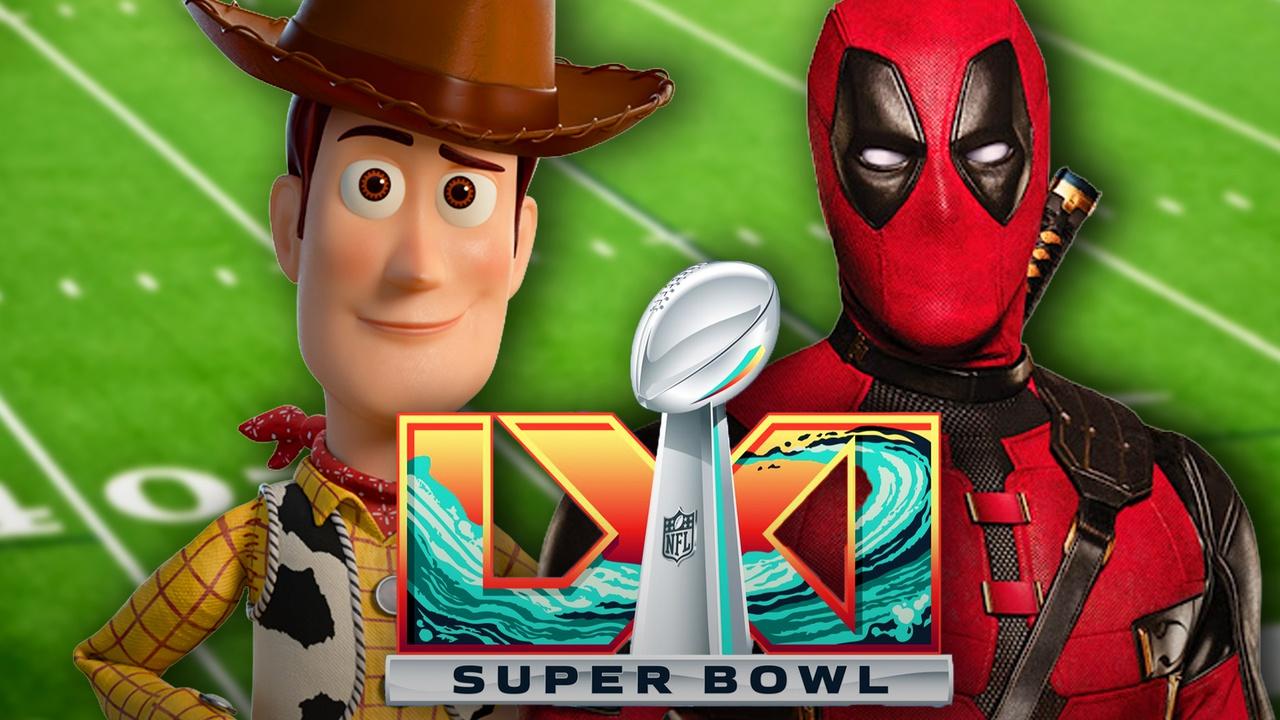 Woody, Deadpool, Super Bowl LXI Logo