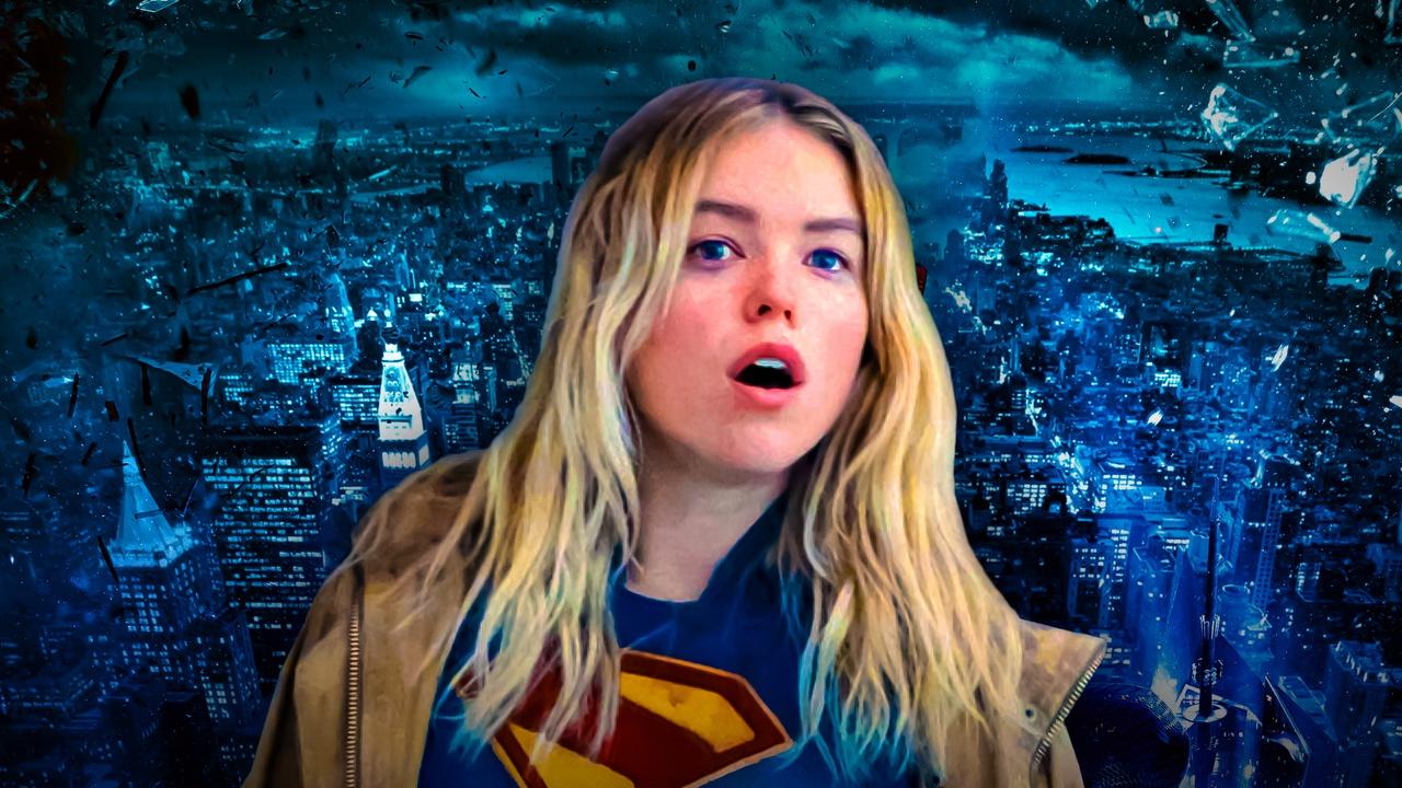Supergirl, played by Milly Alcock