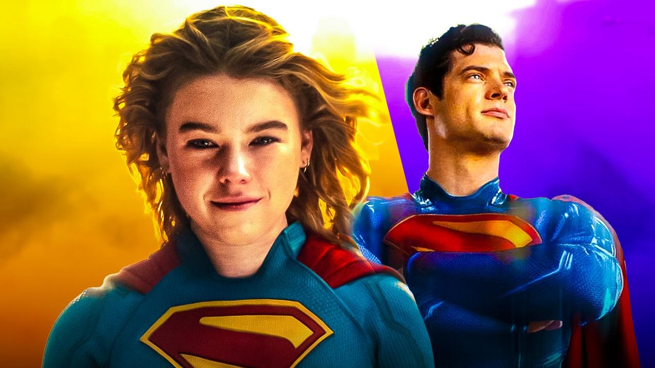 Milly Alcock's Supergirl, David Corenswet's Superman