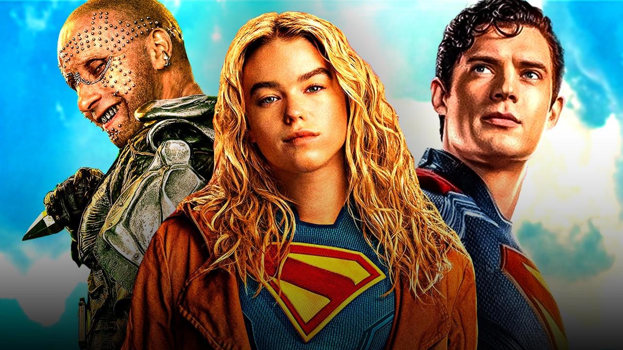 Krem, Supergirl and Superman from the DCU.
