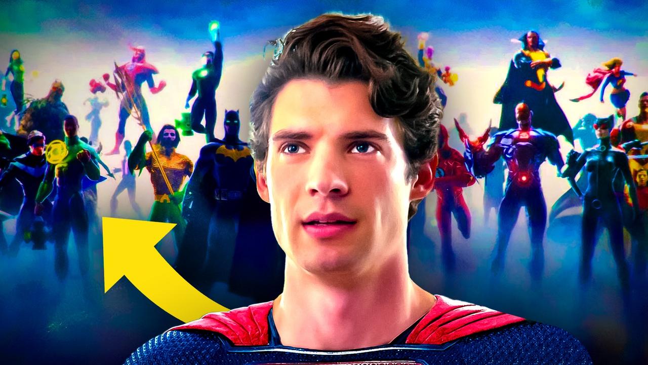 Superman David Corenswet, Justice League heroes