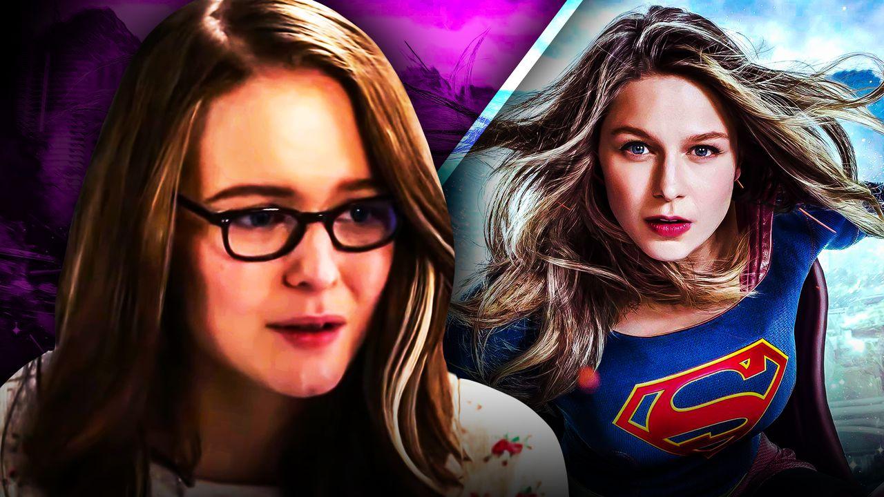 Izabela Vidovic as Kara Danvers, Melissa Benoist as Supergirl