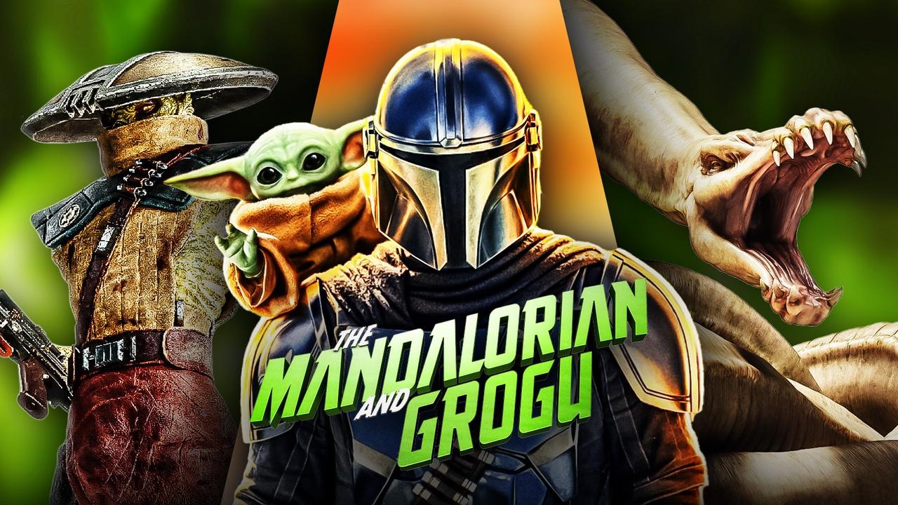 The Mandalorian and Grogu logo, Mandalorian, Grogu, Star Wars villains