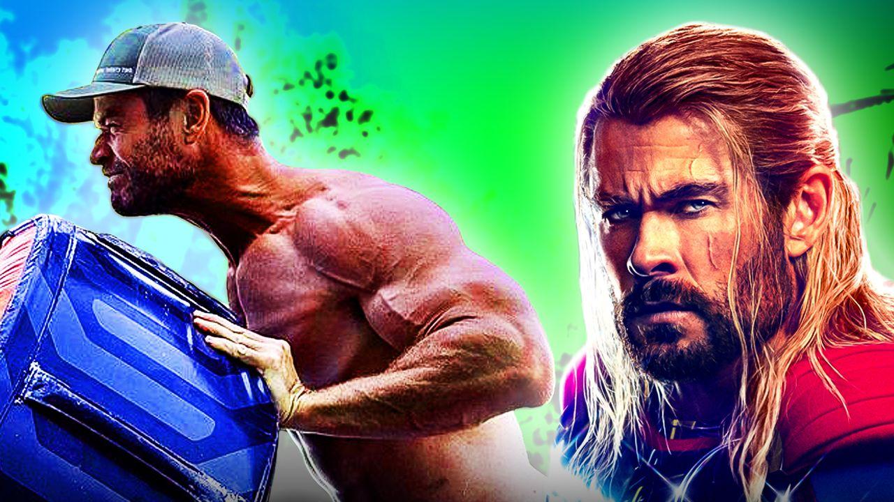 Thor 4 Set Photo Shows Chris Hemsworth's Massive Muscles & Korg Return