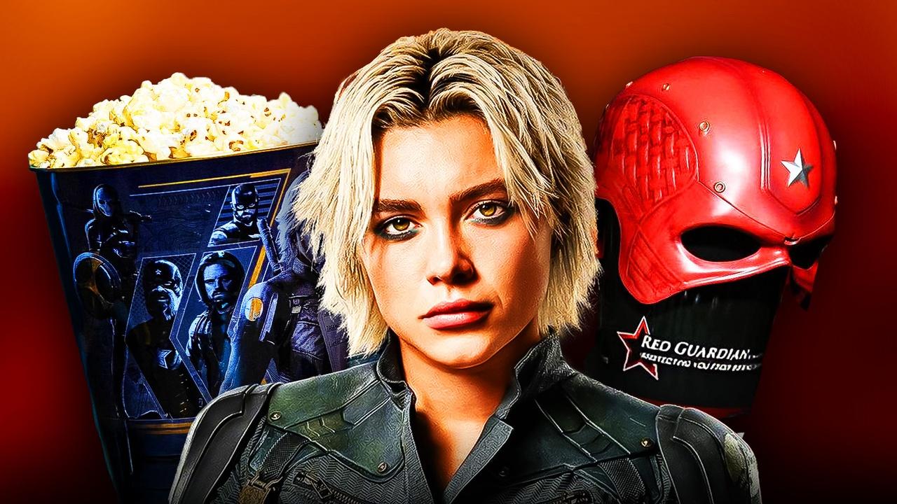 Thunderbolts popcorn buckets, Yelena Belova