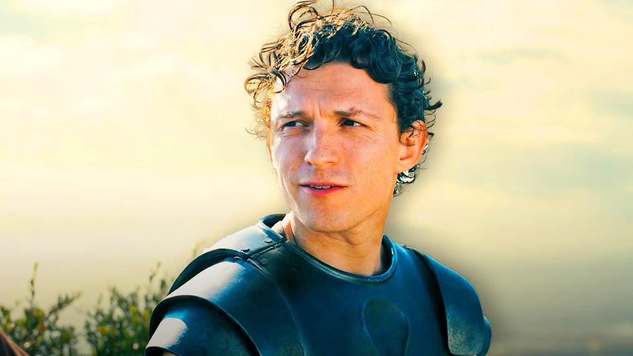 Tom Holland as Telemachus in The Odyssey.