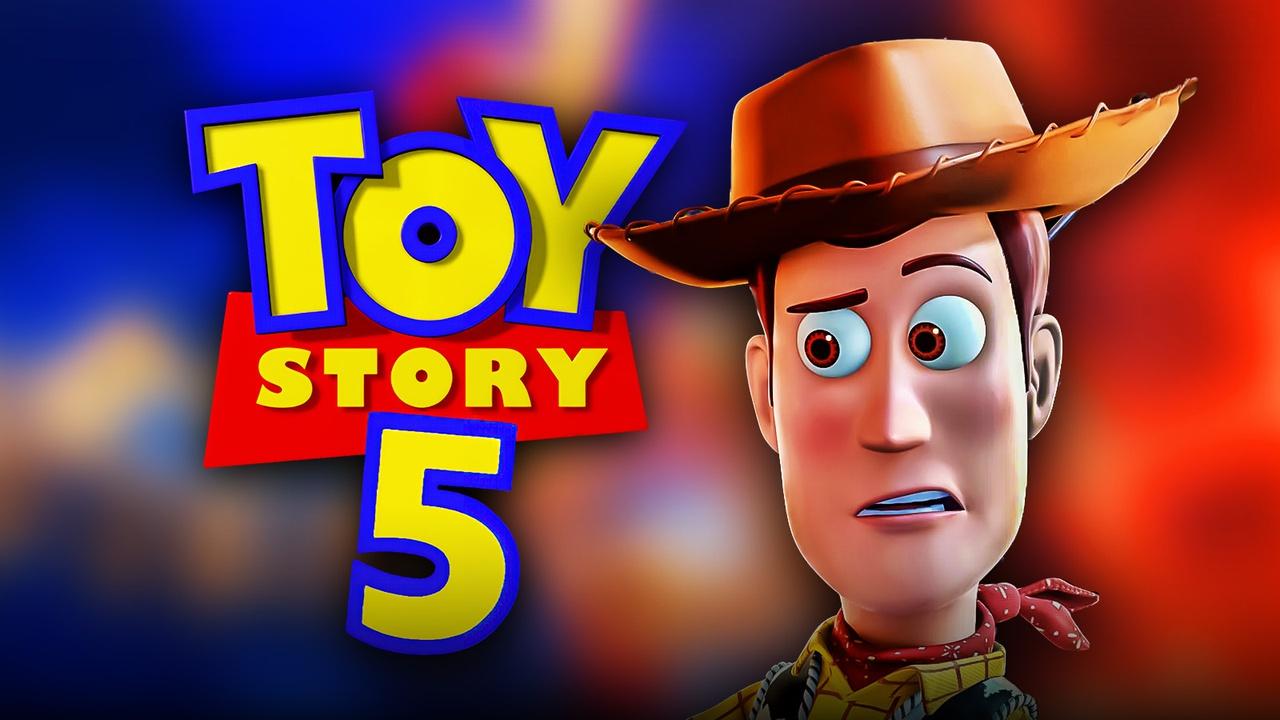 Toy Story 5 Logo, Woody