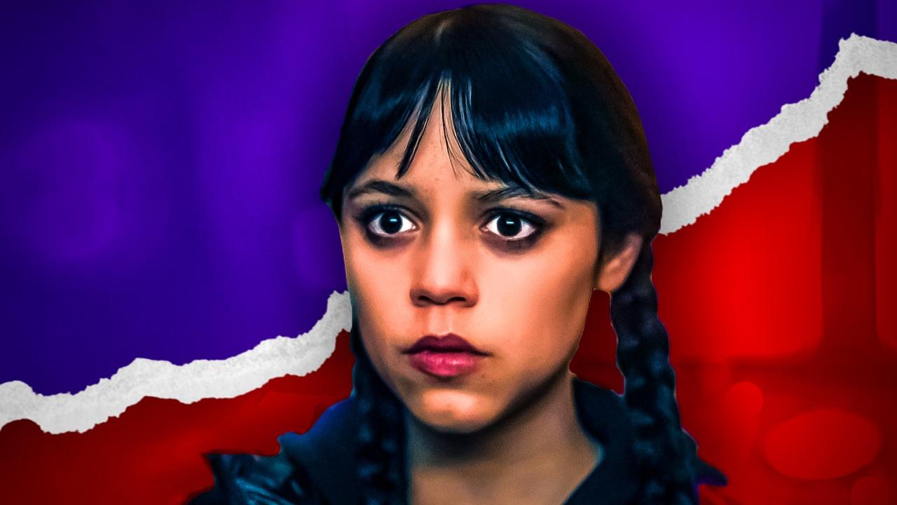 Jenna Ortega as Wednesday.
