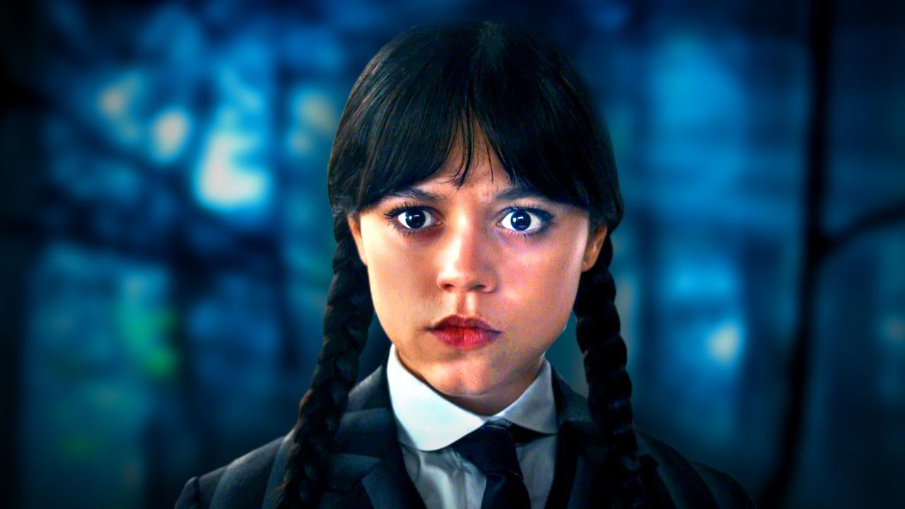 Jenna Ortega as Wednesday in season 2
