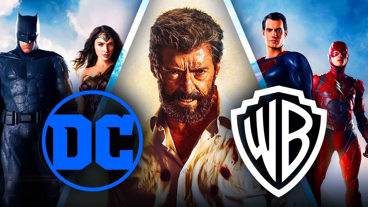 DC and WB logos, Justice League, Logan