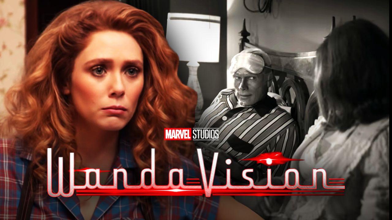 Scarlet Witch, Vision, WandaVision logo