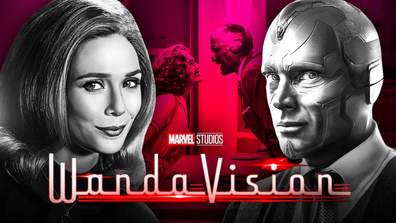 Scarlet Witch, Vision, WandaVision logo