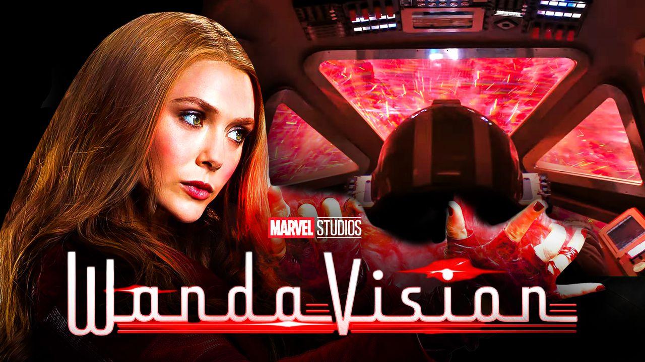 Scarlet Witch, WandaVision Spaceship clip, WandaVision logo