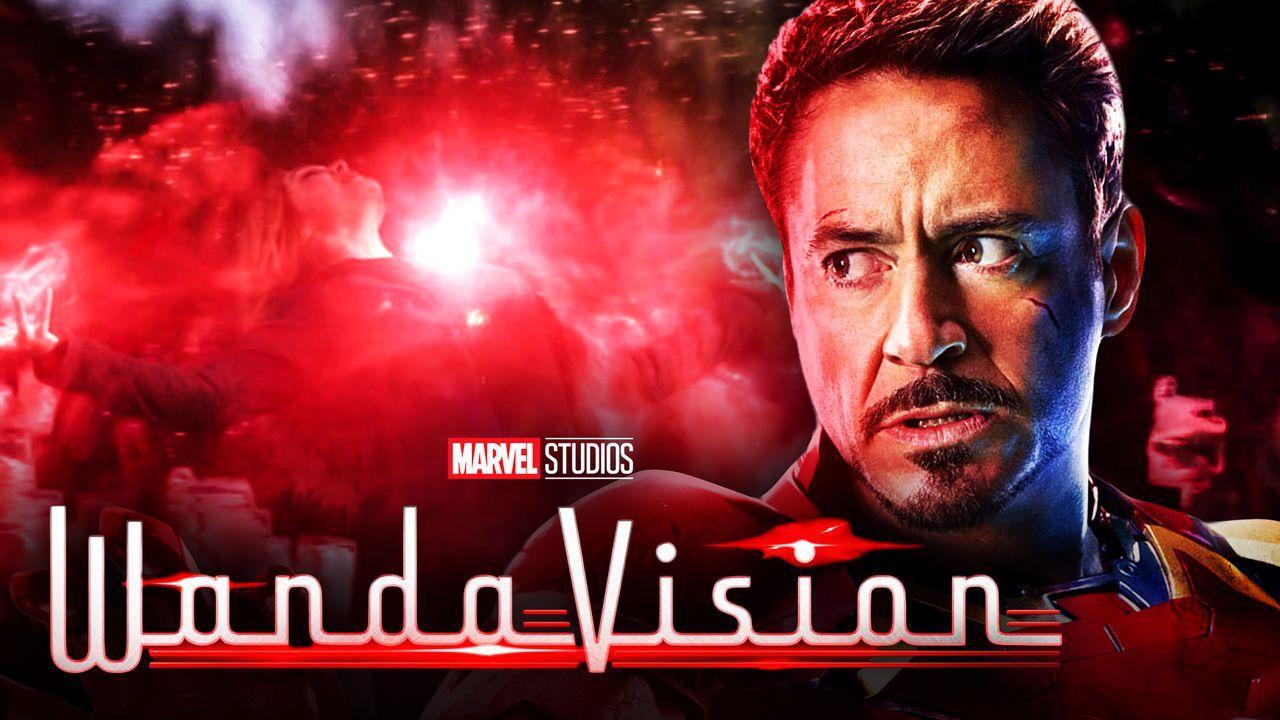 Robert Downer Jr Tony Stark WandaVision Logo