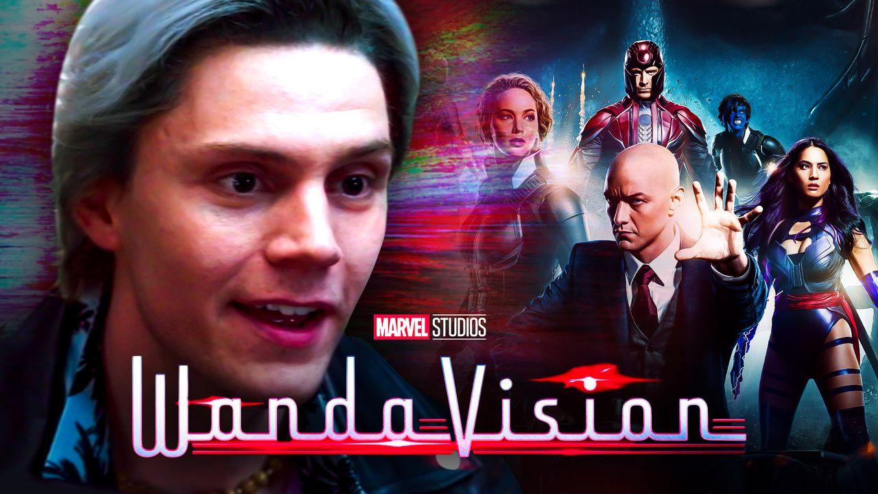 Evan Peters, X-Men, WandaVision logo