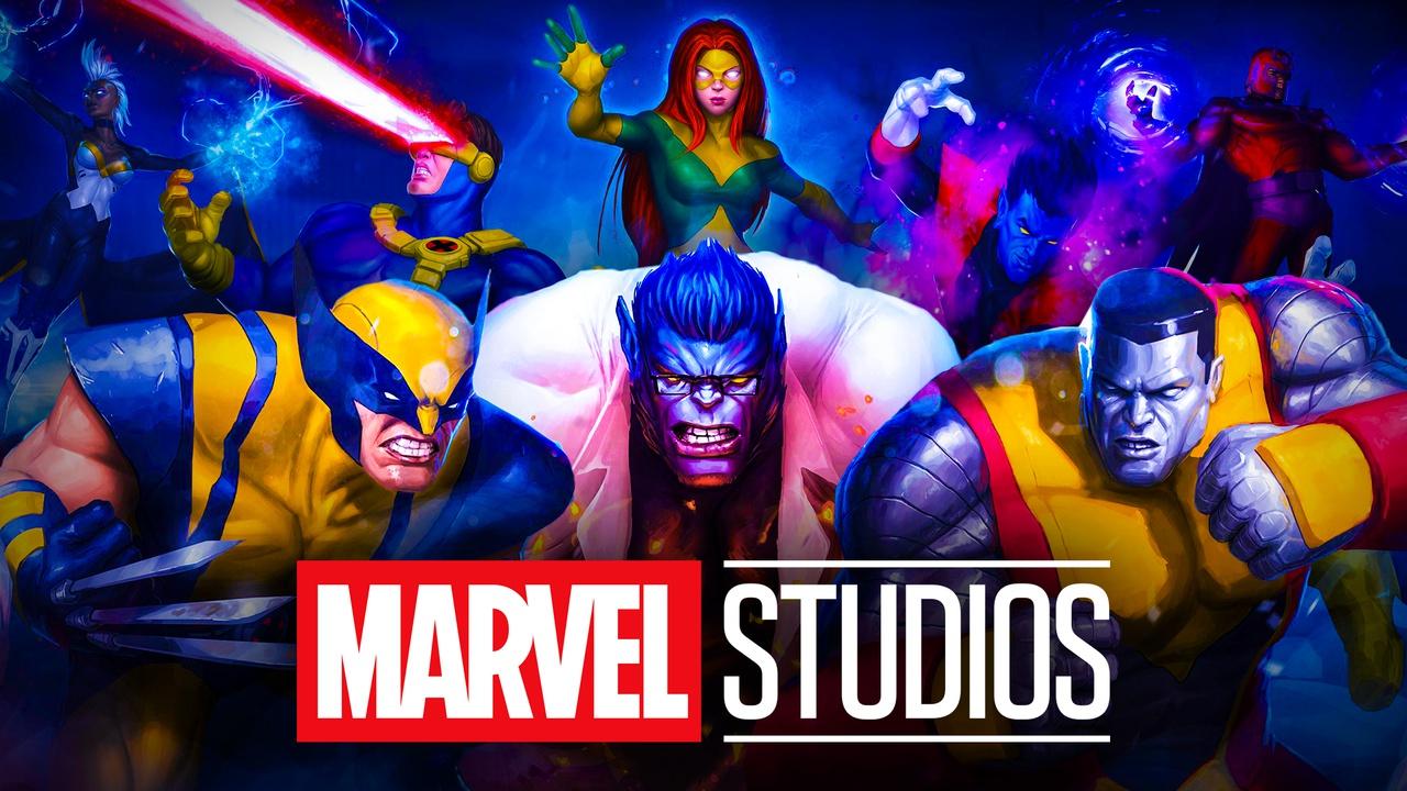 X-Men Wolverine, Beast, Colossues, Cyclops, Storm, Jean Grey, Nightcrawler, Marvel Studios logo