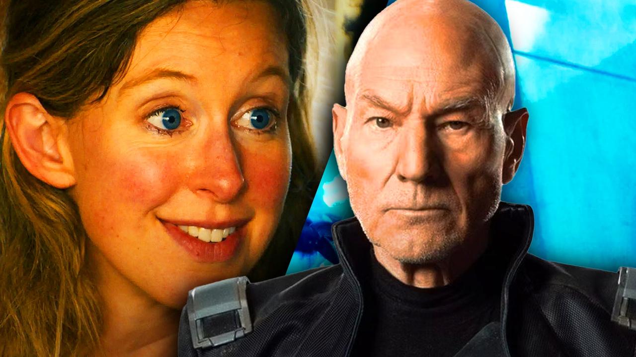 Elizabeth Holmes, Prof X Patrick Stewart.