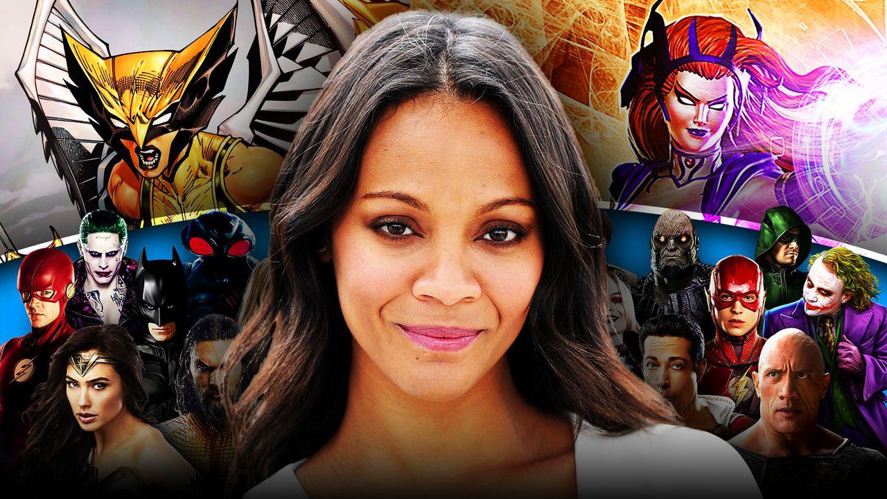 Zoe Saldana, Hawkgirl, Circe, DCU characters