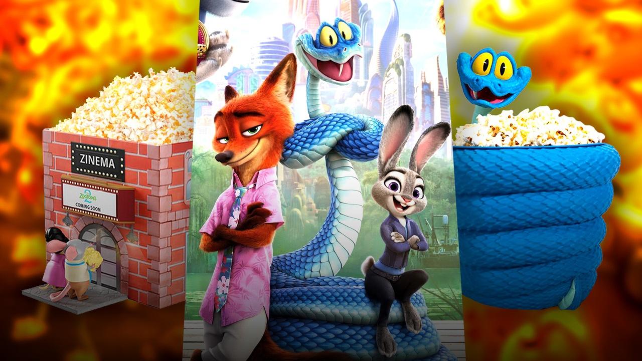 Zootopia 2 popcorn buckets.