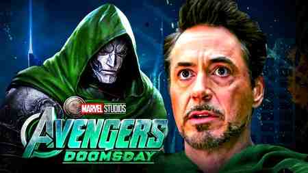 Avengers Doomsday Doctor Doom, Robert Downey Jr face
