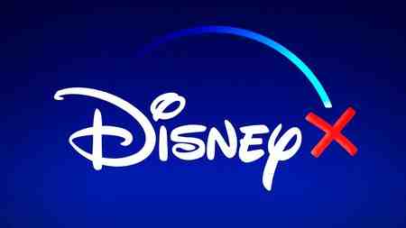 Disney Plus logo, X symbol