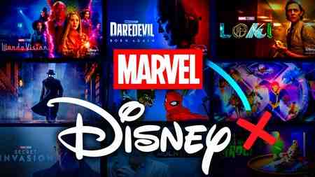 Marvel Disney Plus logos