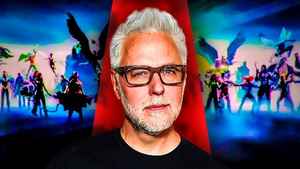James Gunn, DC supervillains in background